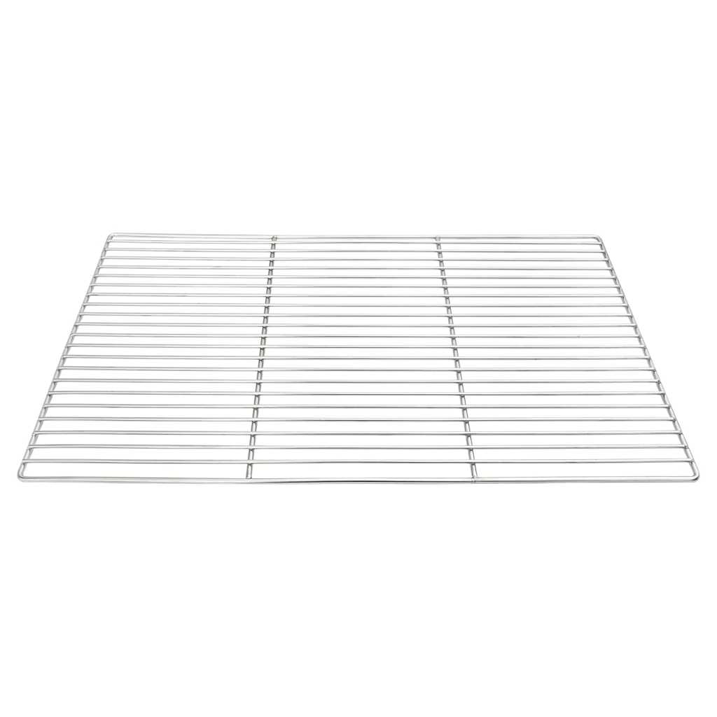vidaXL Grill Grate Silver 67 x 40 cm Stainless Steel