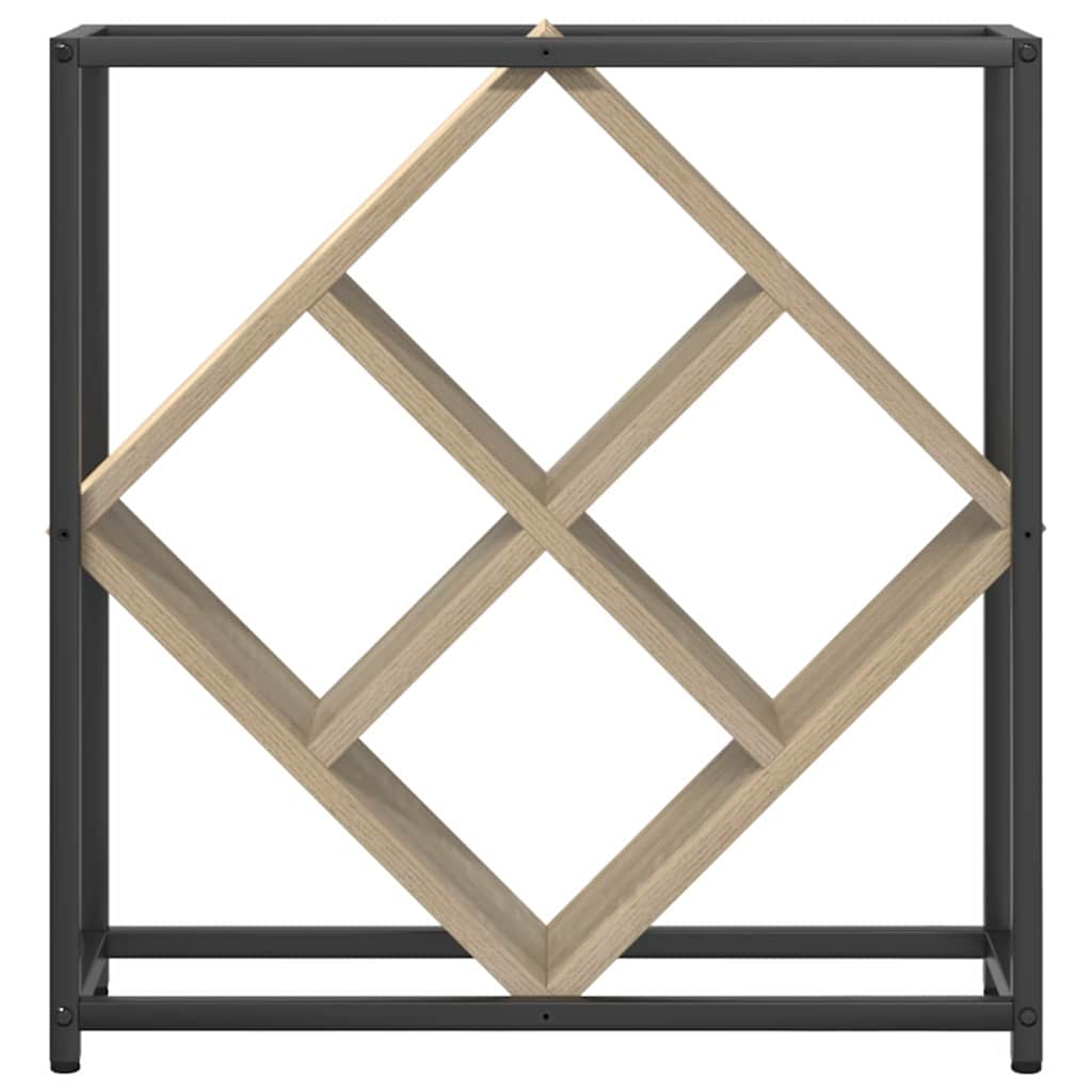 vidaXL Wine Rack Sonoma Oak 51 x 18 x 52.5 cm Engineered Wood