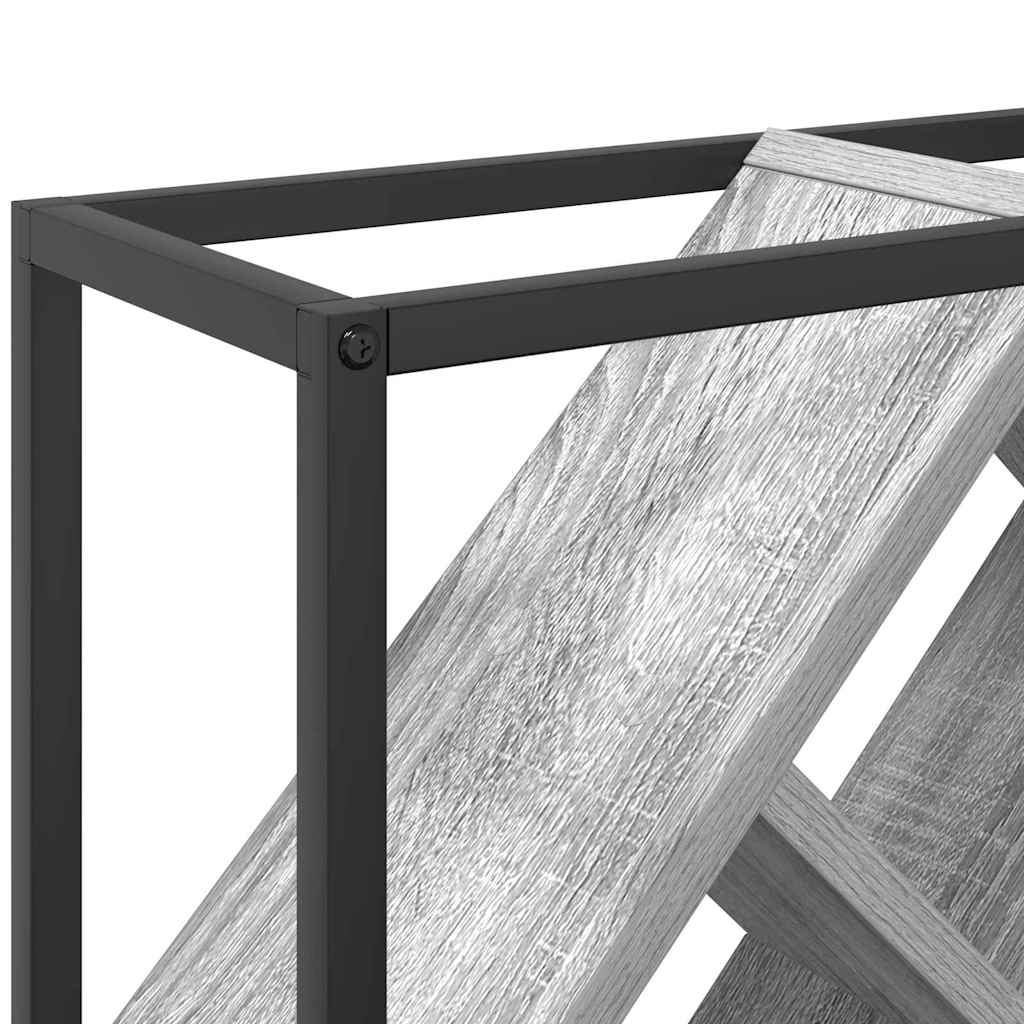 vidaXL Wine Rack Grey Sonoma 51 x 18 x 52.5 cm Engineered Wood