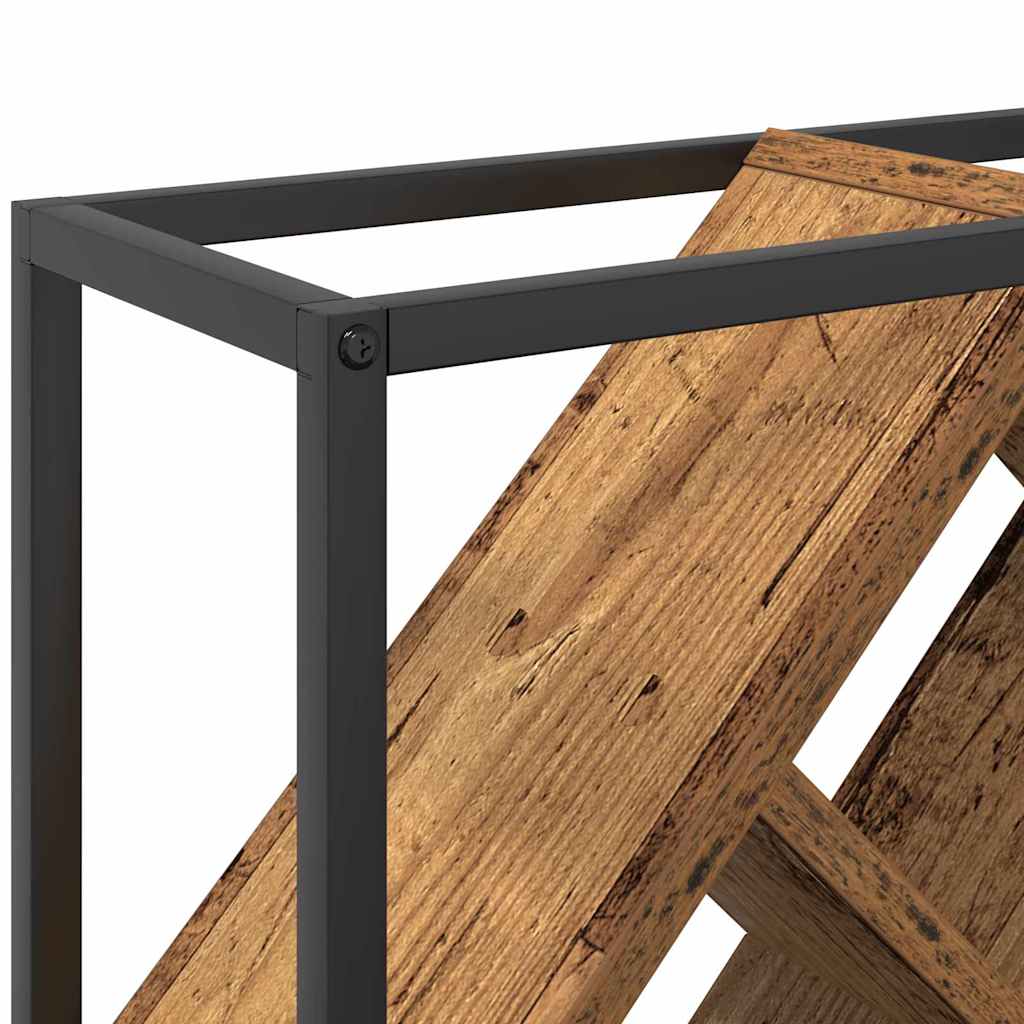vidaXL Wine Rack Old Wood 51 x 18 x 52.5 cm Engineered Wood