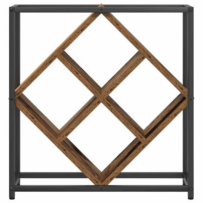 vidaXL Wine Rack Old Wood 51 x 18 x 52.5 cm Engineered Wood