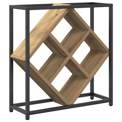 vidaXL Wine Rack 16 bottles Engineered Wood Artisan Oak
