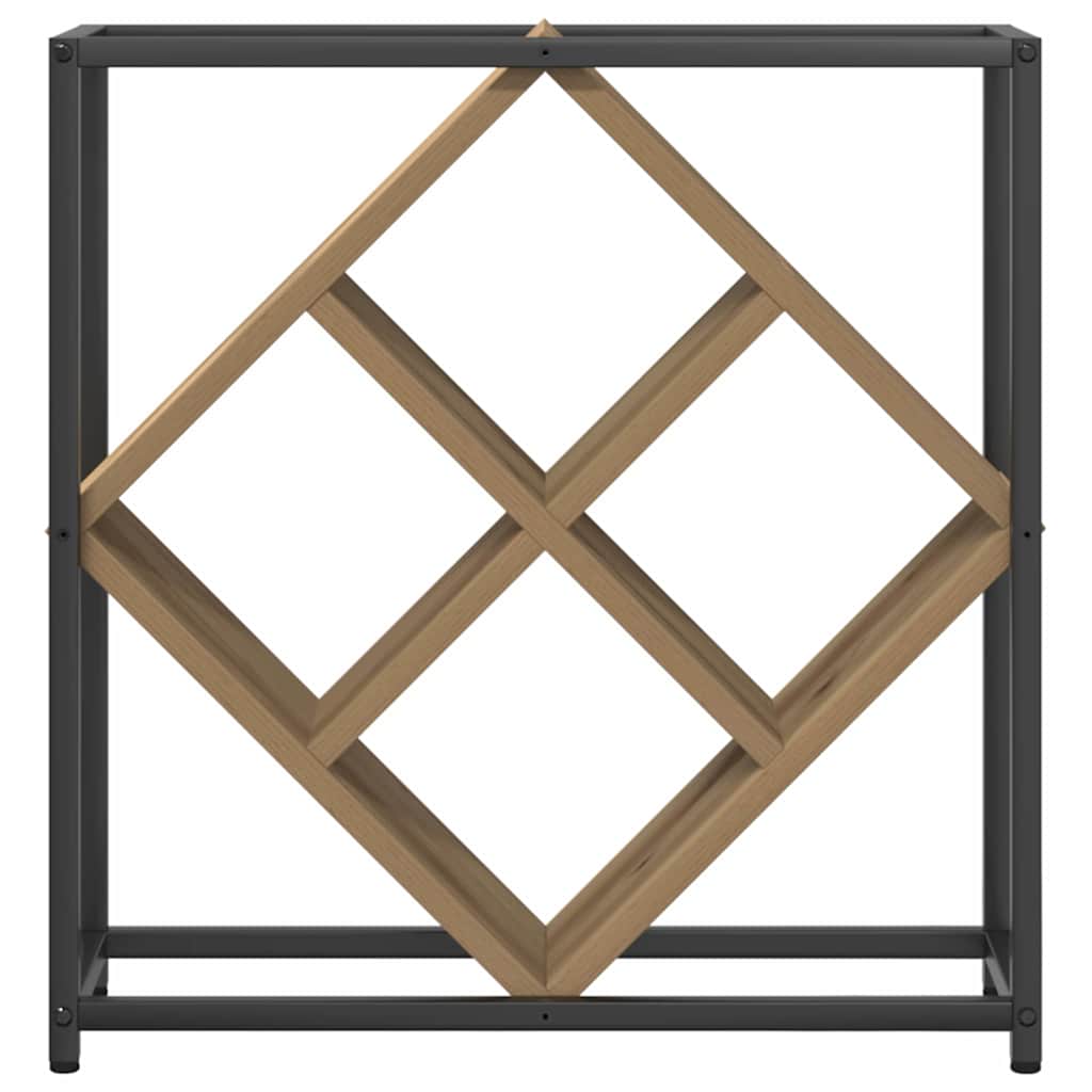 vidaXL Wine Rack 16 bottles Engineered Wood Artisan Oak