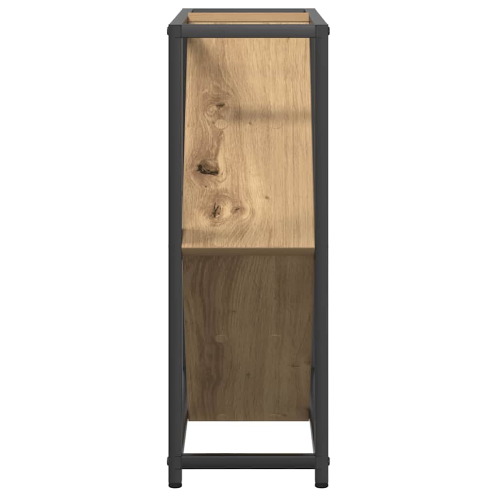 vidaXL Wine Rack 16 bottles Engineered Wood Artisan Oak