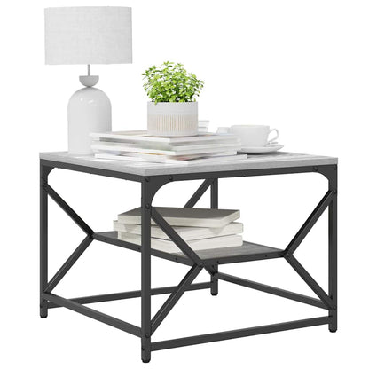 vidaXL Coffee Table Grey Sonoma 51 x 50 x 40 cm