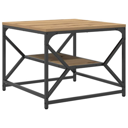 vidaXL Coffee Table Artisan Oak 51 x 50 x 40 cm