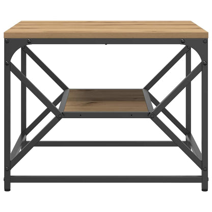 vidaXL Coffee Table Artisan Oak 51 x 50 x 40 cm