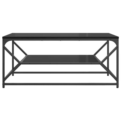 vidaXL Coffee Table Black Oak 90 x 50 x 40 cm