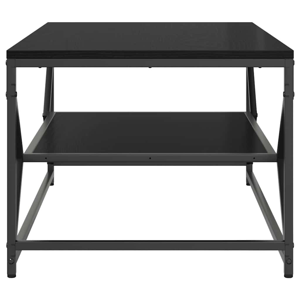 vidaXL Coffee Table Black Oak 90 x 50 x 40 cm