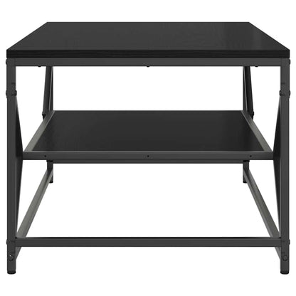vidaXL Coffee Table Black Oak 90 x 50 x 40 cm