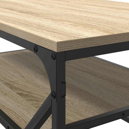 vidaXL Coffee Table Sonoma Oak 90 x 50 x 40 cm