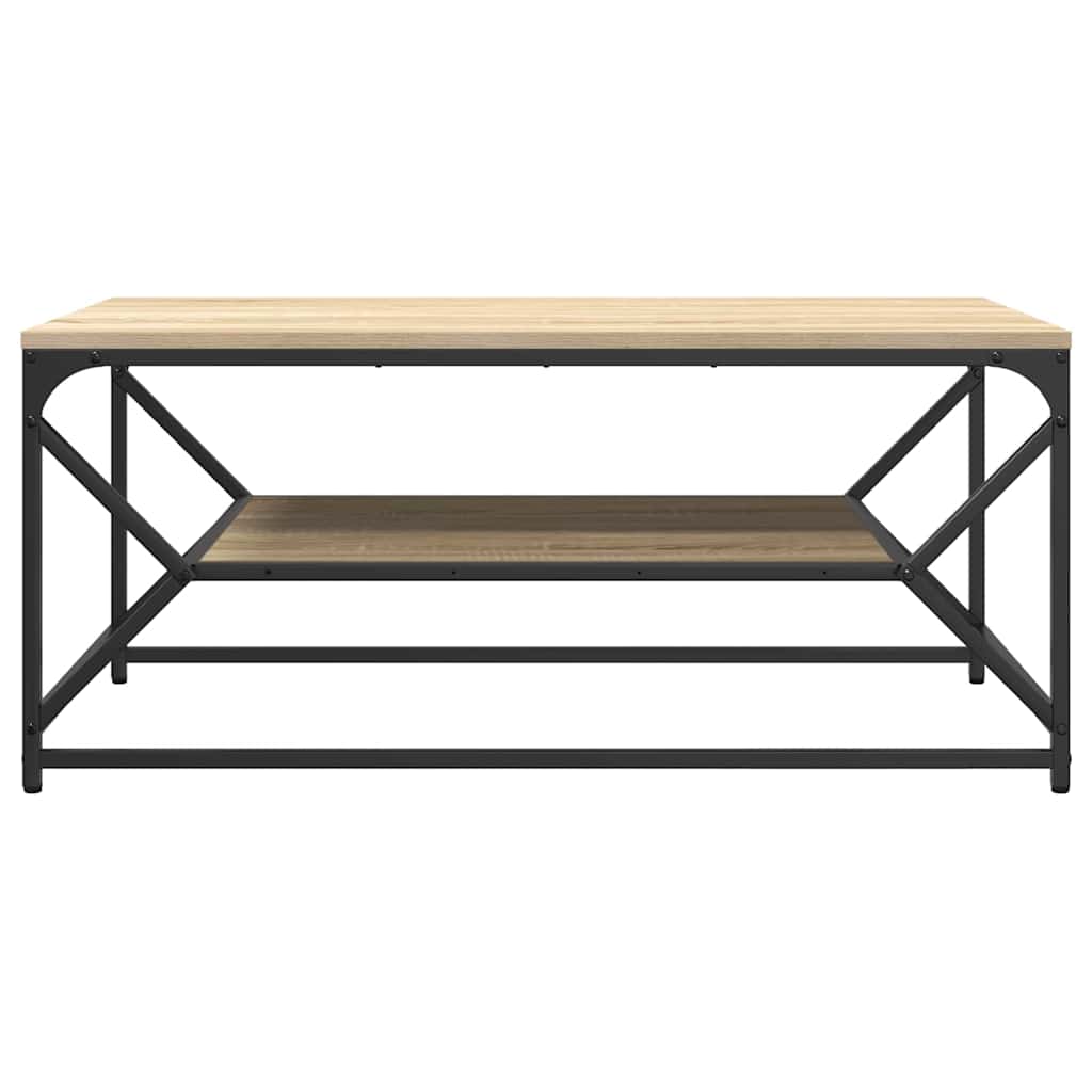 vidaXL Coffee Table Sonoma Oak 90 x 50 x 40 cm