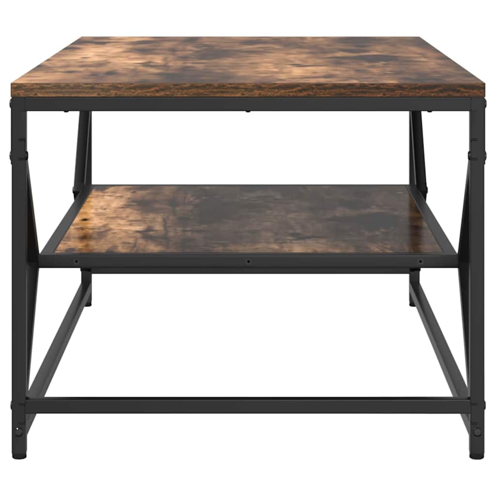 vidaXL Coffee Table Smoked Oak 90 x 50 x 40 cm