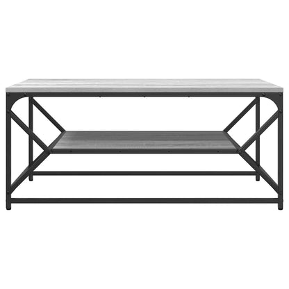 vidaXL Coffee Table Grey Sonoma 90 x 50 x 40 cm