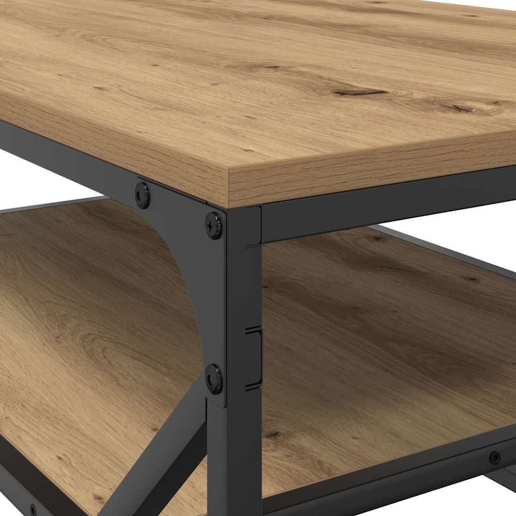 vidaXL Coffee Table Artisan Oak 90 x 50 x 40 cm