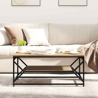 vidaXL Coffee Table Artisan Oak 90 x 50 x 40 cm