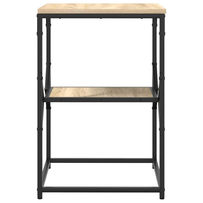 vidaXL Side Table Sonoma Oak 41 x 40 x 60 cm Engineered Wood and Steel