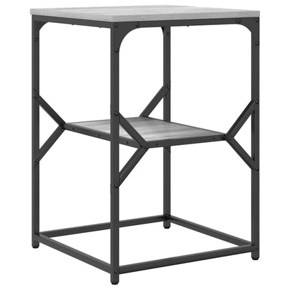 vidaXL Side Table Grey Sonoma 41 x 40 x 60 cm
