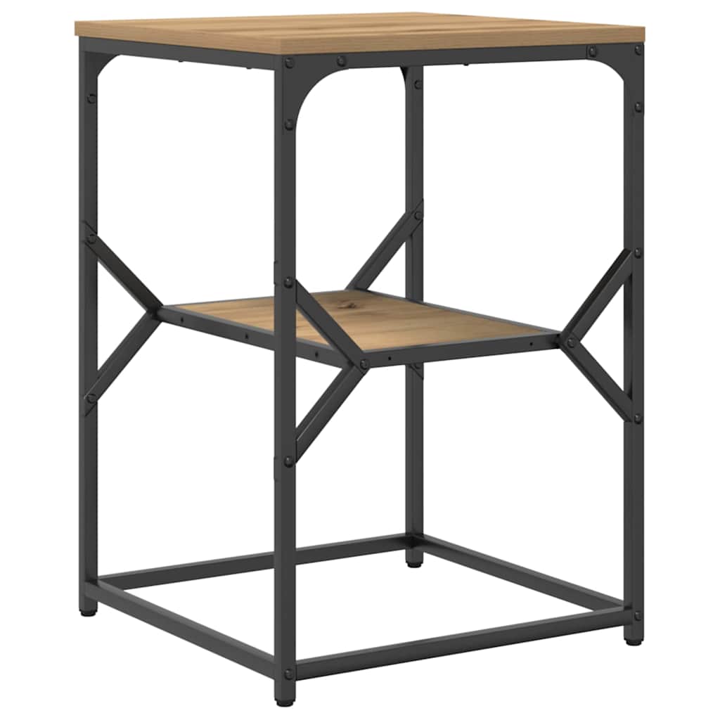 vidaXL Side Table Artisan Oak 41 x 40 x 60 cm
