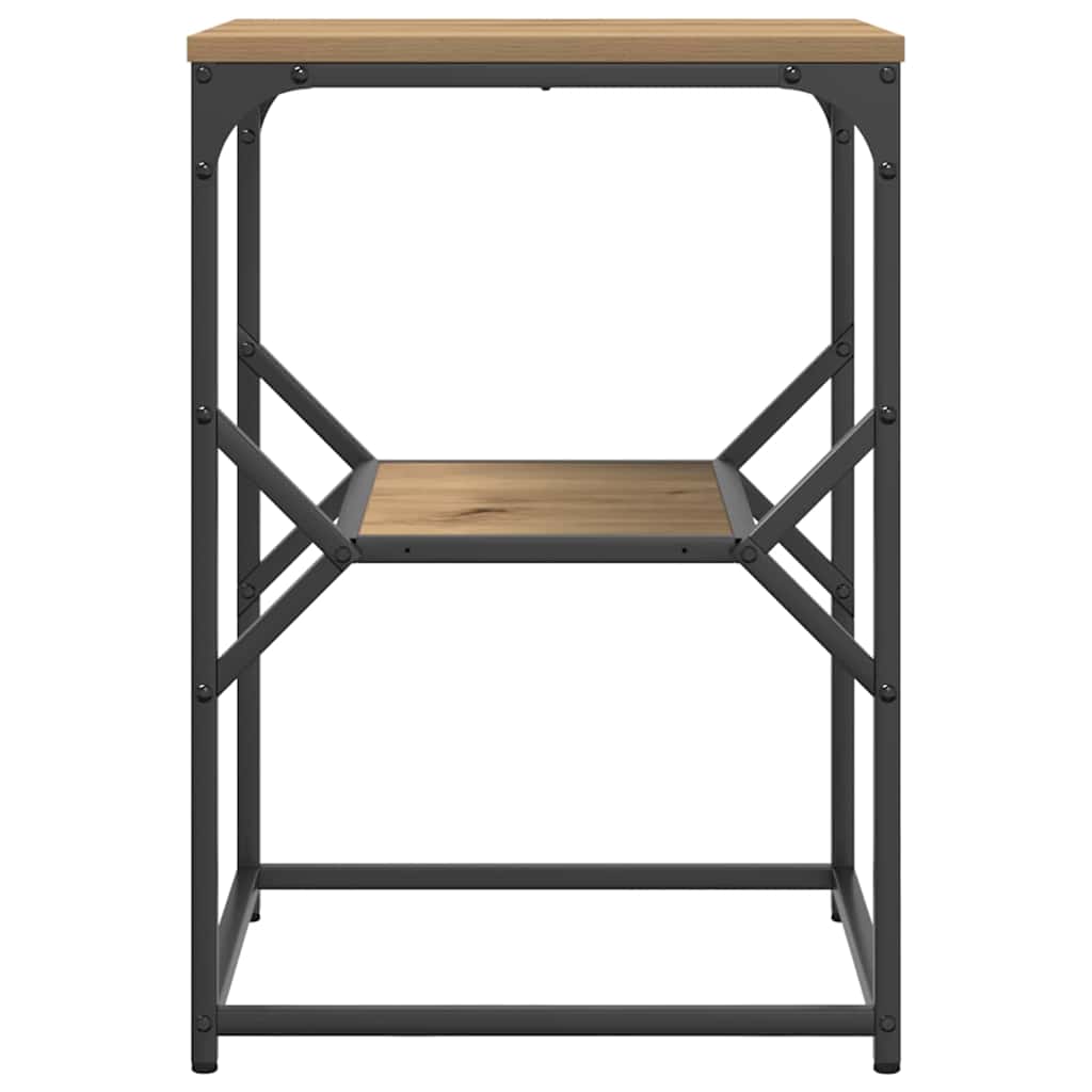vidaXL Side Table Artisan Oak 41 x 40 x 60 cm