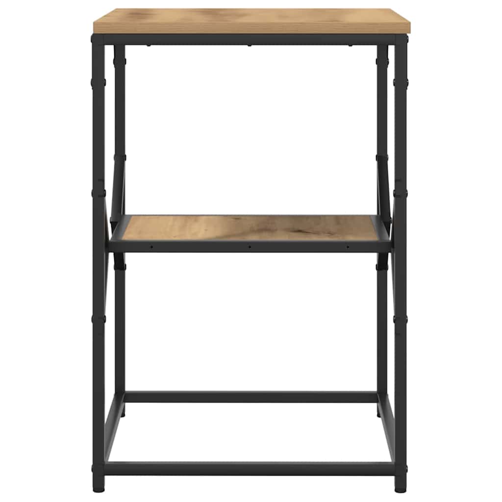 vidaXL Side Table Artisan Oak 41 x 40 x 60 cm
