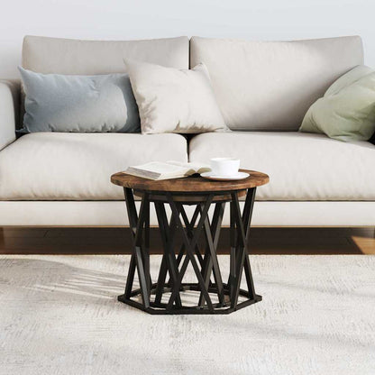 vidaXL Side Table 2 pcs Smoked Oak 50 x 50 x 40 cm