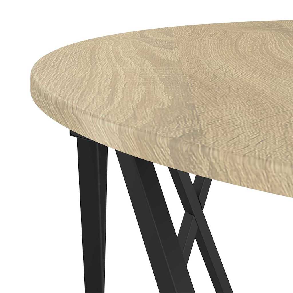 vidaXL Coffee Table Sonoma Oak 80 x 80 x 42 cm