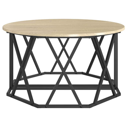 vidaXL Coffee Table Sonoma Oak 80 x 80 x 42 cm
