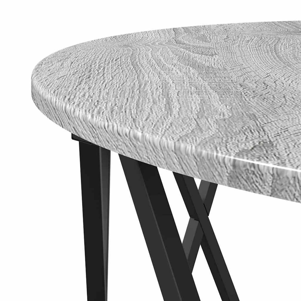 vidaXL Coffee Table Grey Sonoma 80 x 80 x 42 cm