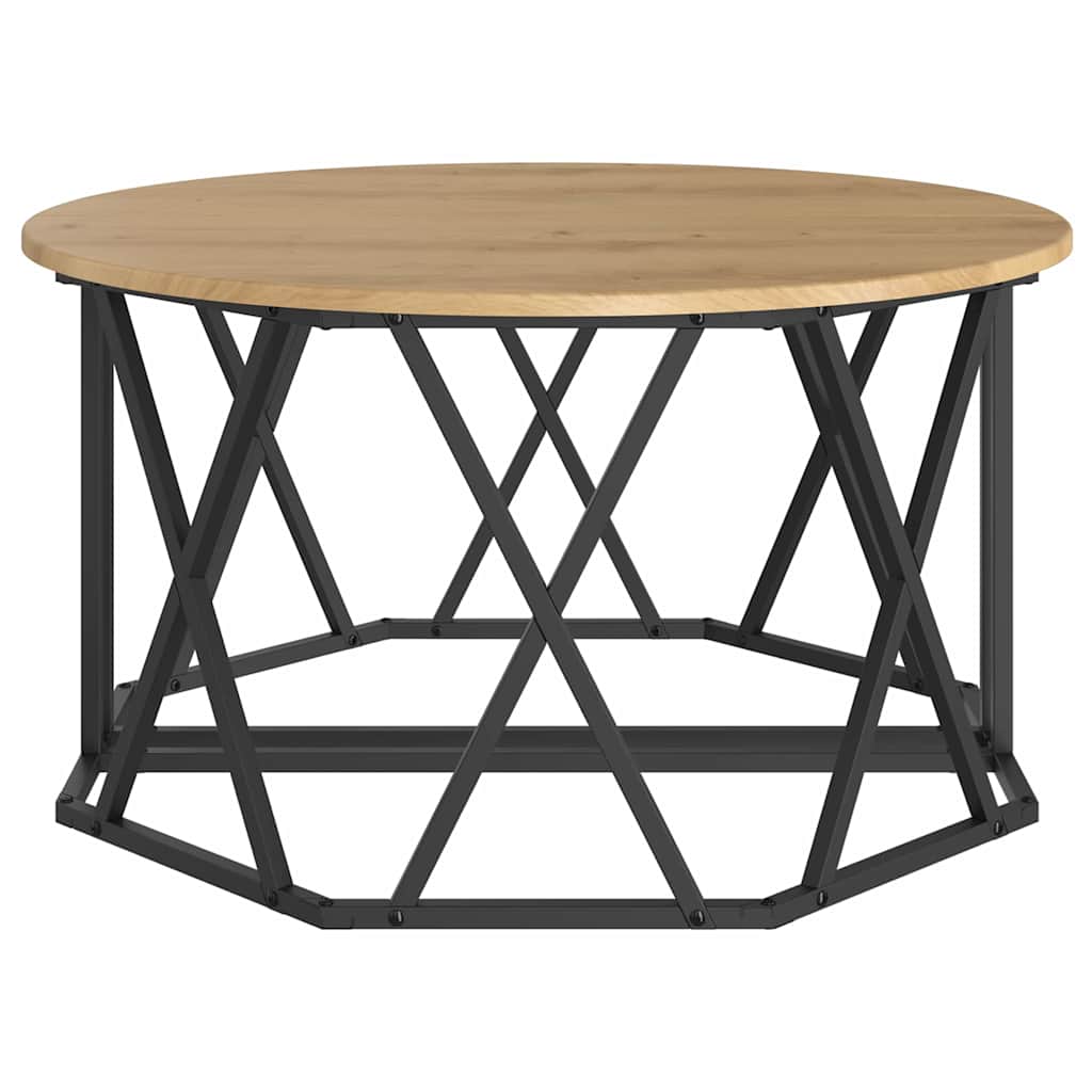 vidaXL Coffee Table Artisan Oak 80 x 80 x 42 cm
