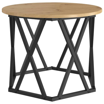 vidaXL Nesting Side Table 3 pcs Artisan Oak 53 x 53 x 40 cm