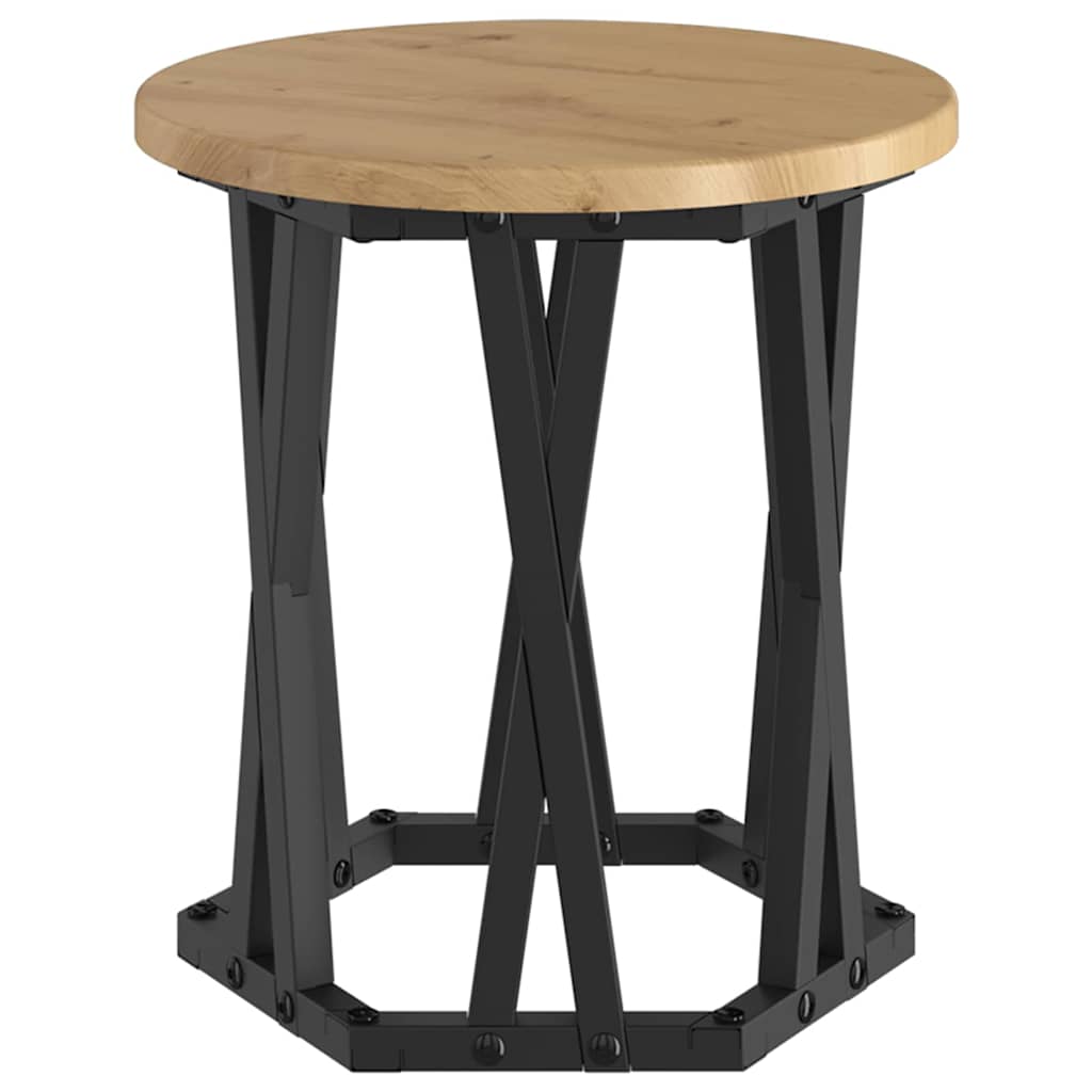 vidaXL Nesting Side Table 3 pcs Artisan Oak 53 x 53 x 40 cm