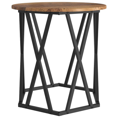 vidaXL Coffee Table 2 pcs Old Wood Engineered Wood and Steel
