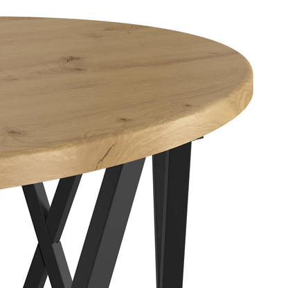 vidaXL Coffee Table 2 pcs Artisan Oak 50 x 50 x 50 cm