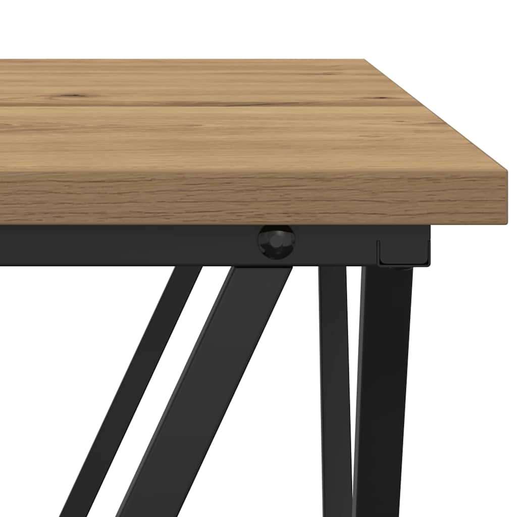 vidaXL Side Table Set 2 pcs Artisan Oak 50 x 50 x 40 cm
