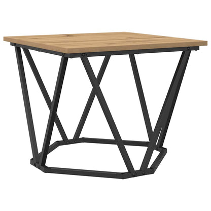 vidaXL Side Table Set 2 pcs Artisan Oak 50 x 50 x 40 cm
