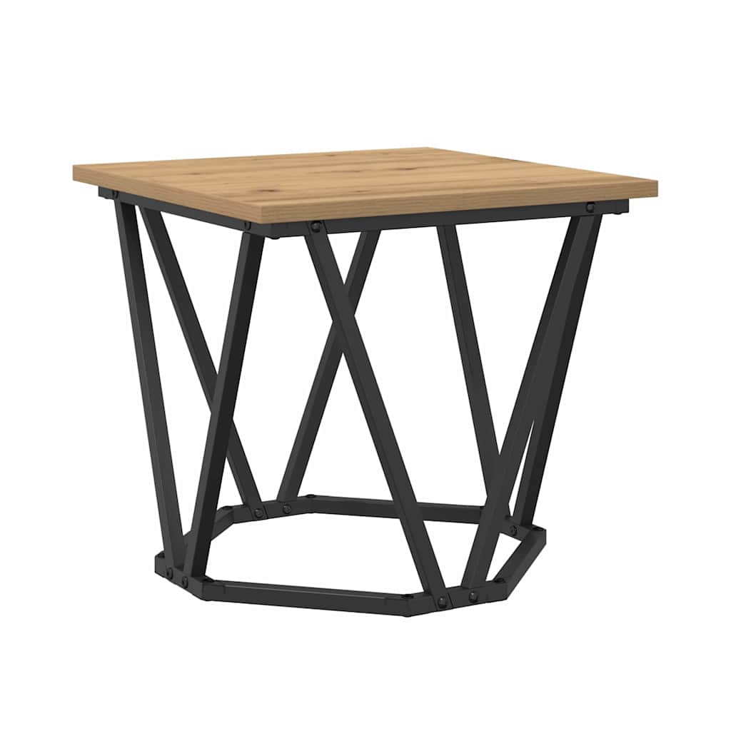 vidaXL Side Table Set 2 pcs Artisan Oak 50 x 50 x 40 cm
