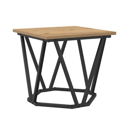 vidaXL Side Table Set 2 pcs Artisan Oak 50 x 50 x 40 cm
