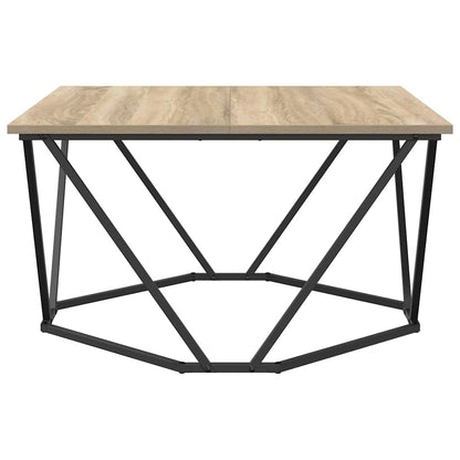 vidaXL Coffee Table Sonoma Oak 80 x 80 x 45 cm