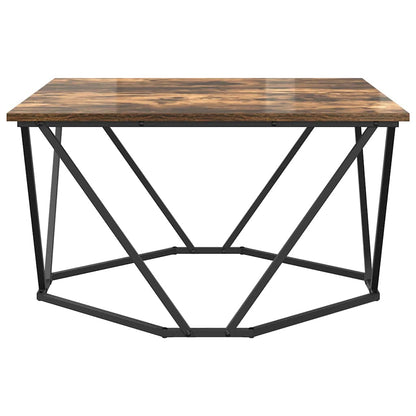 vidaXL Coffee Table Smoked Oak 80 x 80 x 45 cm