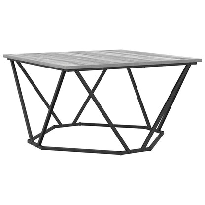 vidaXL Coffee Table Grey Sonoma 80 x 80 x 45 cm