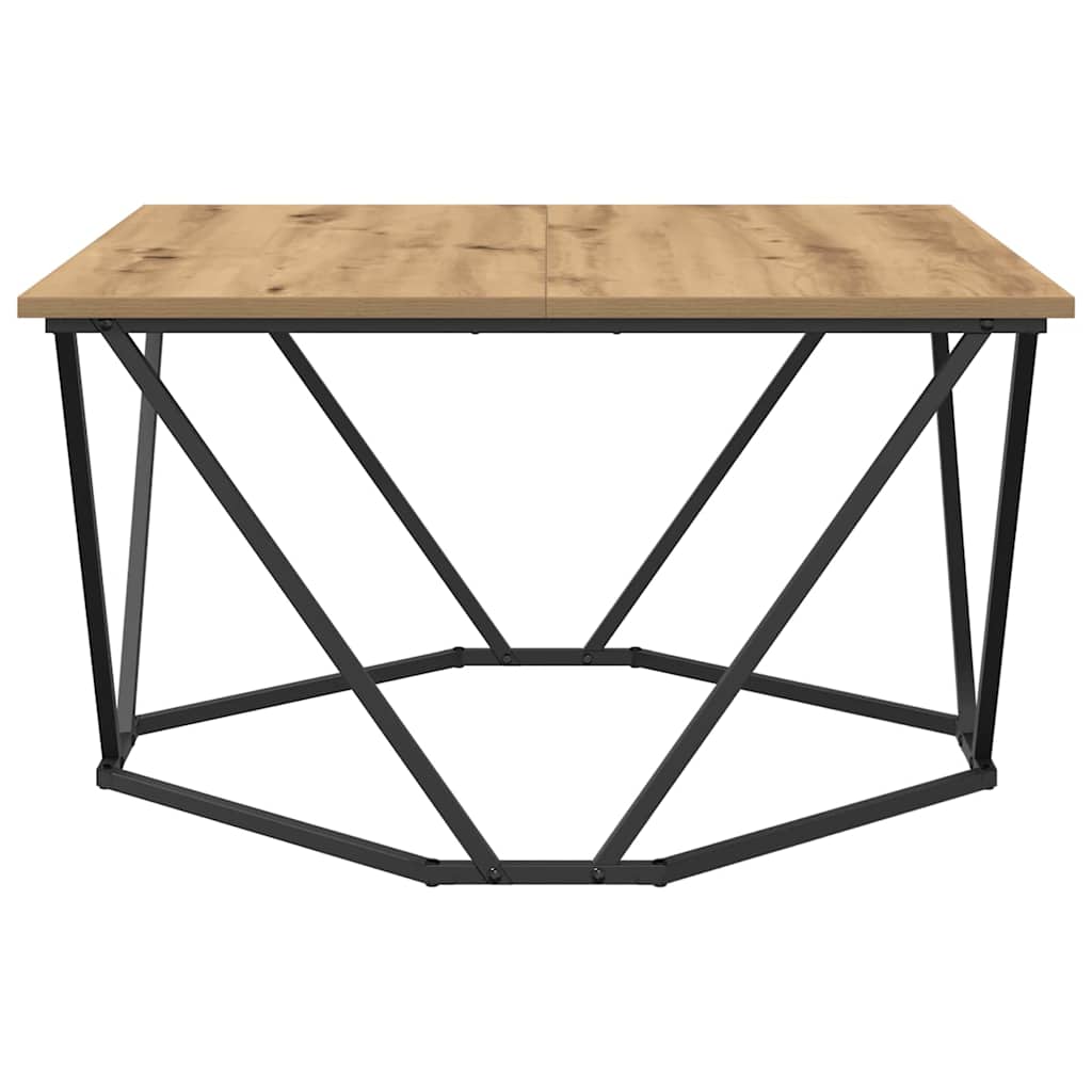 vidaXL Coffee Table Artisan Oak 80 x 80 x 45 cm