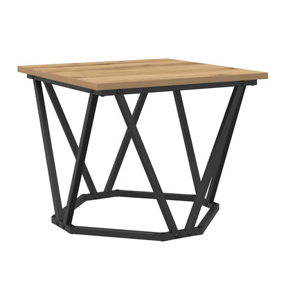 vidaXL Coffee Table 3 pcs Artisan Oak 50 x 50 x 40 cm