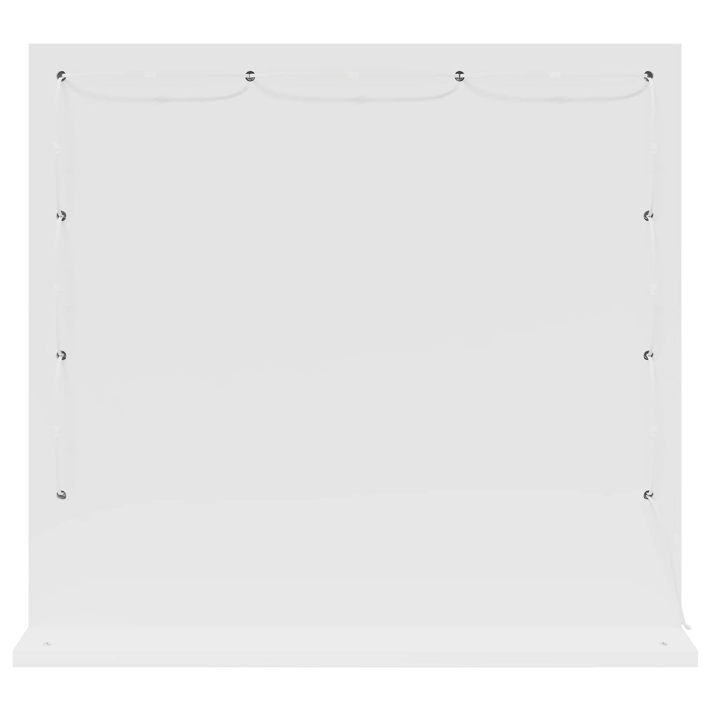 vidaXL Vanity Mirror White 60 x 55 x 18 cm Glass and Engineered wood