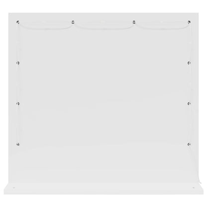 vidaXL Vanity Mirror White 60 x 55 x 18 cm Glass and Engineered wood