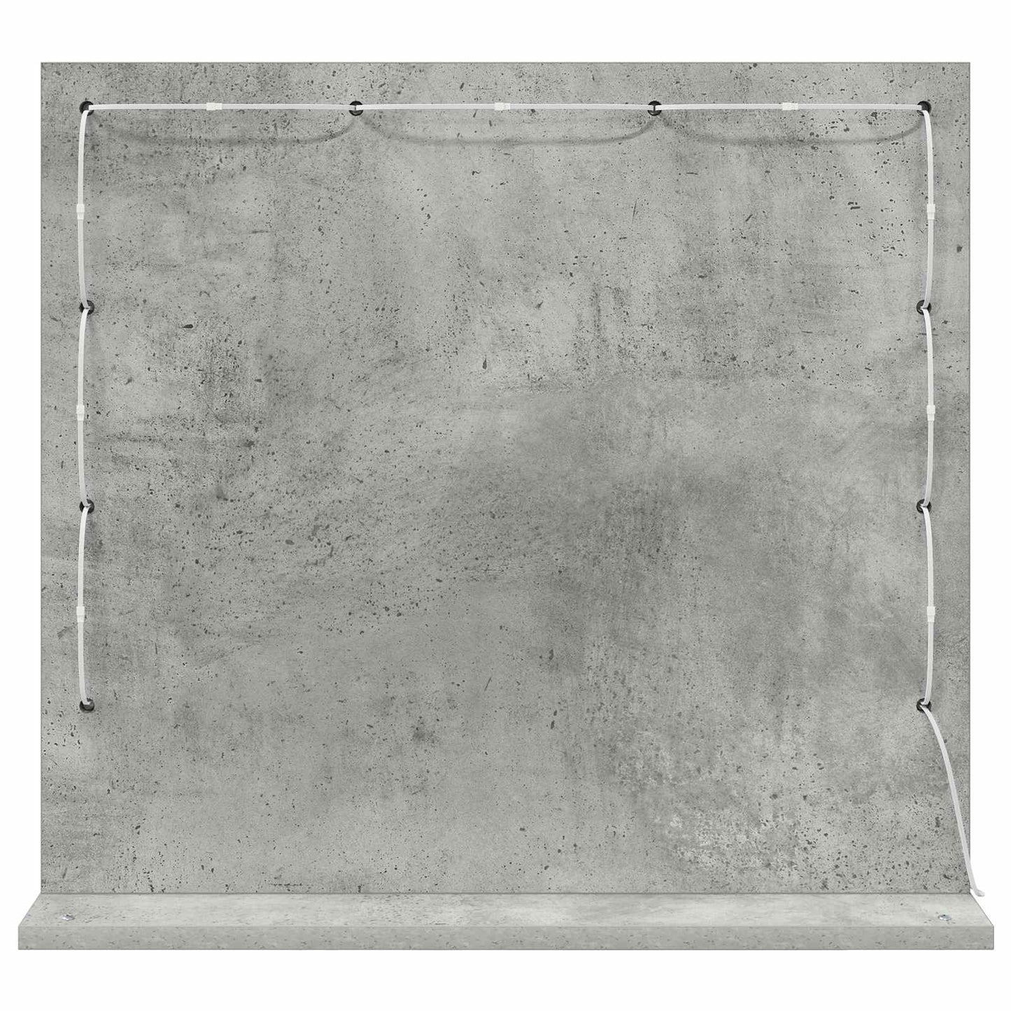 vidaXL Vanity Mirror Rectangular Concrete Grey 60 x 55 x 18 cm