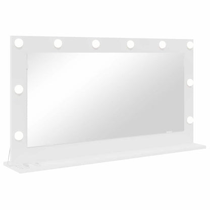 vidaXL Vanity Mirror White 100 x 55 x 18 cm Glass and Engineered wood