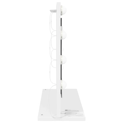 vidaXL Vanity Mirror White 60 x 45 x 18 cm Glass and Engineered wood
