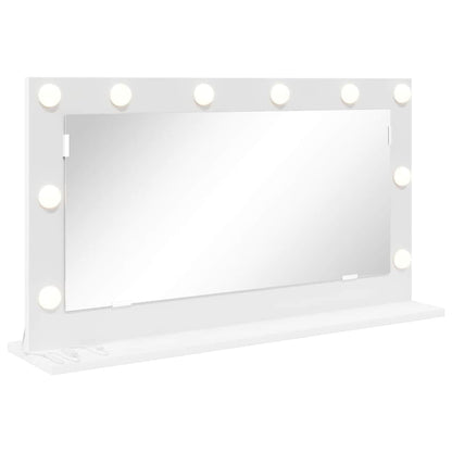 vidaXL Vanity Mirror White 80 x 45 x 18 cm Glass and Engineered wood