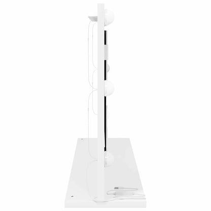 vidaXL Vanity Mirror White 80 x 45 x 18 cm Glass and Engineered wood